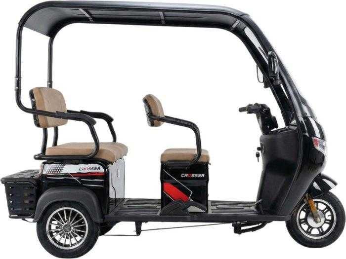 электроскутер Електротрайк CROSSER TR-7 1000W-72V-24Ah GraFen-АКБ шини 10"(2026)