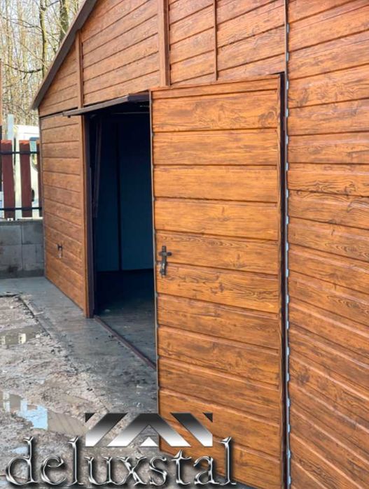 Garaze blaszane garaz poziom profil 9x6,9x5