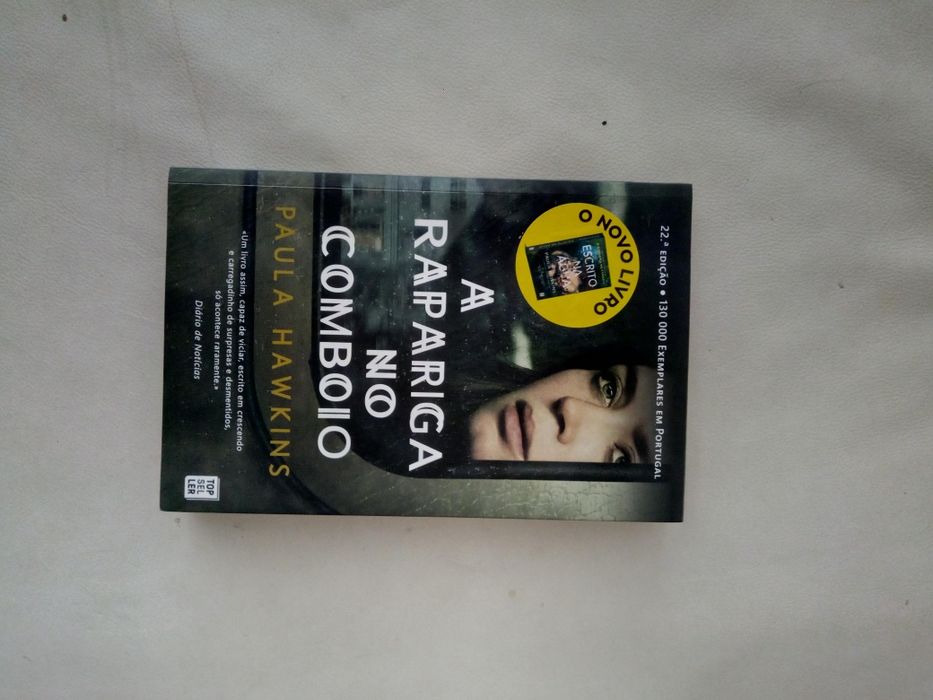 Thriller A rapariga do comboio  Como Novo