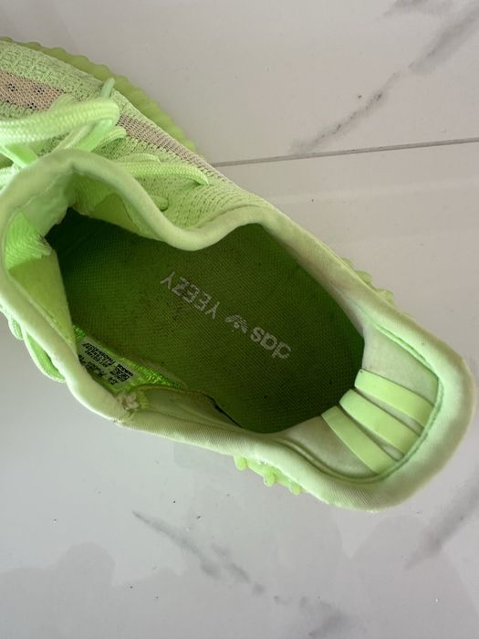 Adidas Yeezy 39 1/3 zieline neonowe