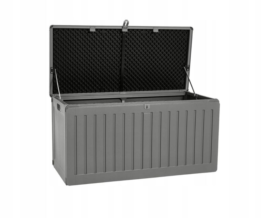 Skrzynia Ogrodowa Schowek z Siedziskiem 270 L Duża Pojemna na Ogród