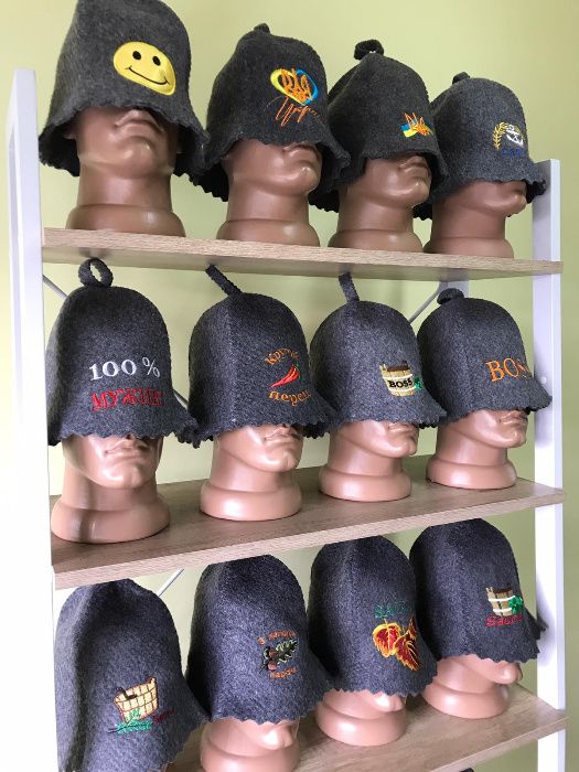 Шапка в баню банная шапка шапка для бані бани лазні сауна шапка