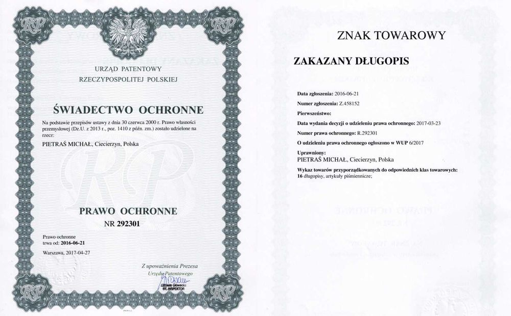 ZAKAZANY DŁUGOPIS® ściąga do ściągania, z ukrytą notatką ściągawka 24H