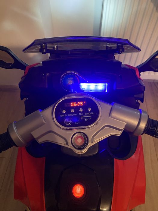 DUŻY MOTOR motorek motocykl na akumulator STREET RACER HIT