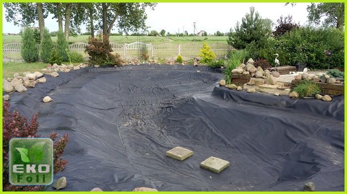 Folia PCV do oczek wodnych, stawów, zbiorników basenów ppoż