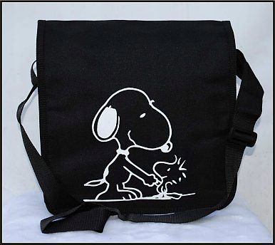 Torba, torebka młodzieżowa z psem. 4 kolory.