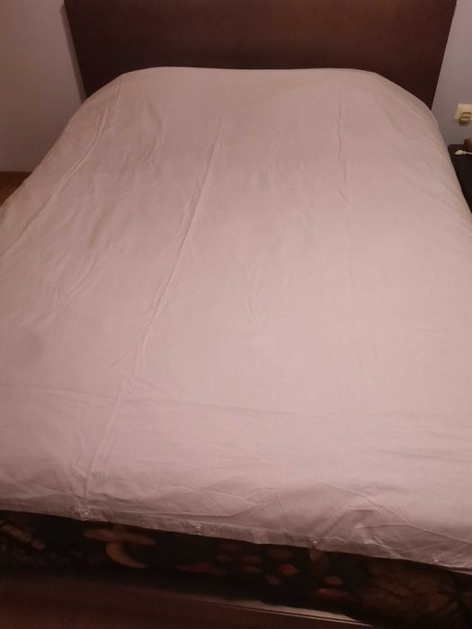 Capa de edredom lilás cama solteiro