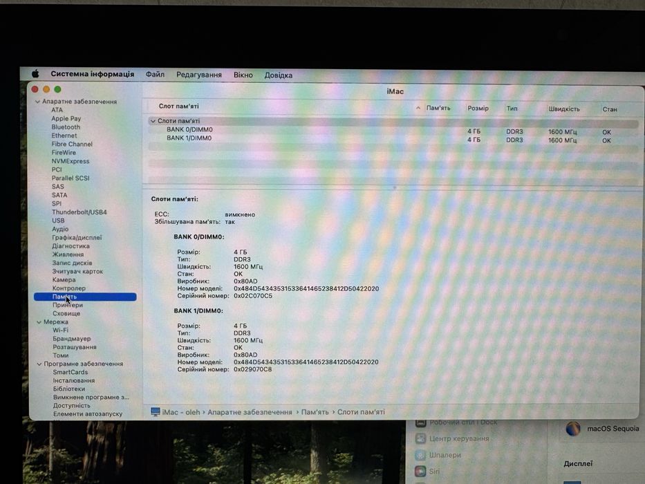 iMac 21.5 Late 2013 / Core i5 / 8GB / 1TB / Sequoia