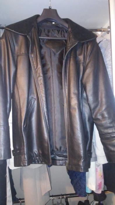 Kurtka skórzana zimowa rozm.M/48
