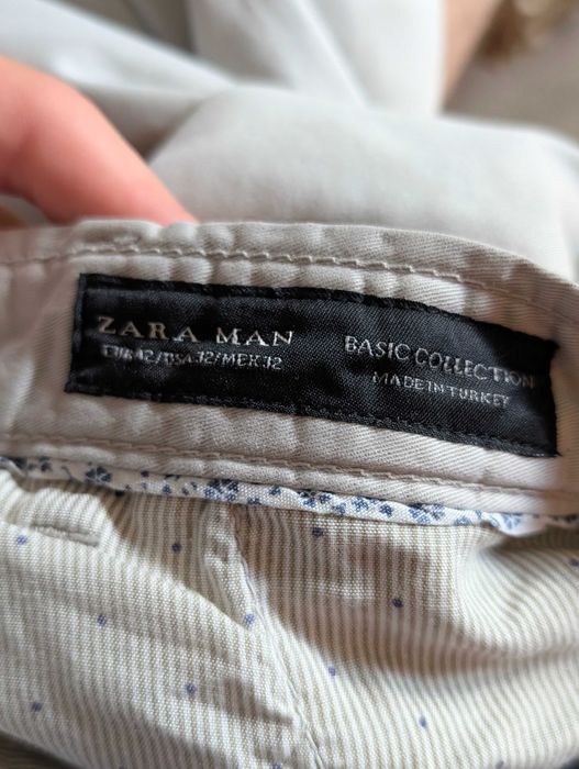 Spodnie męskie bawełniane ZARA