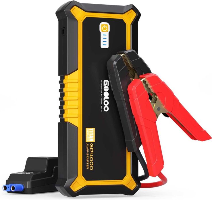 Jump Starter 4000A todos Veículos os gás, motor diesel 12V Lithium