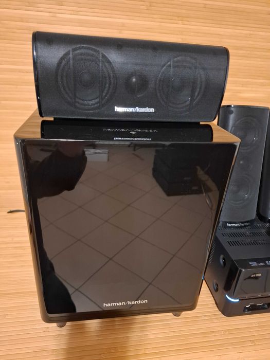 Amplituner Harman Kardon 171s 7.2 Kino domowr Subwoofer głośniki Jak Nowe