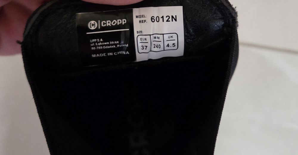 Buty Cropp rozmiar 37