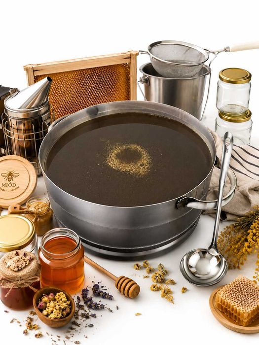 GARNEK do przetworów / do pasteryzacji, duży 20L stal inox NA KUCHENKĘ GAZOWĄ