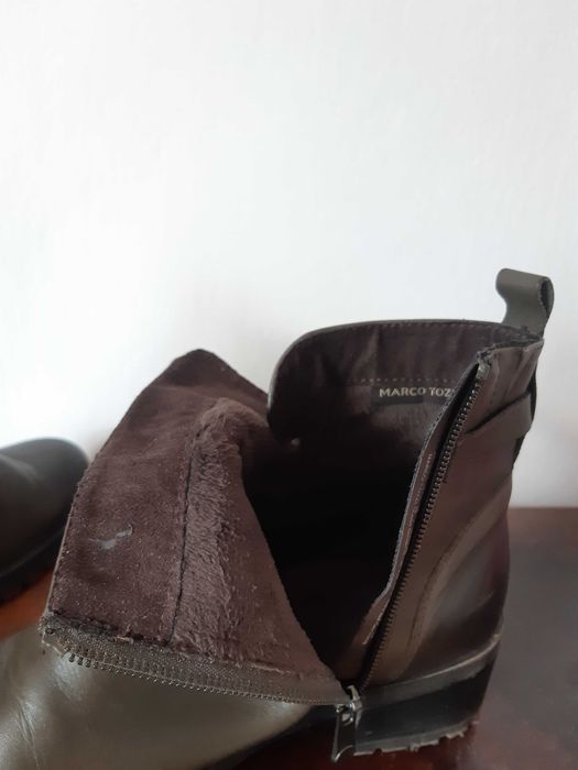 Buty skórzane damskie