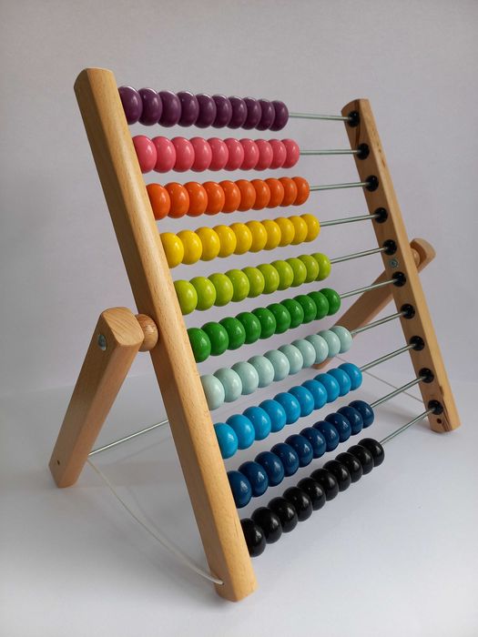 Ábaco - Jogo de madeira