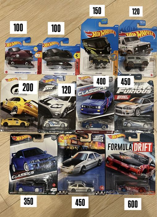 Hot wheels роспродаж колекции