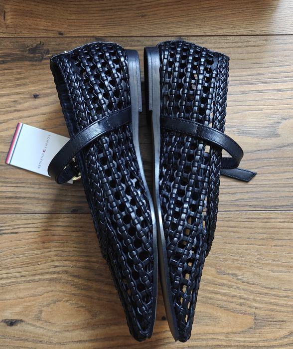 Tommy Hilfiger balerinki ażurowe 39
