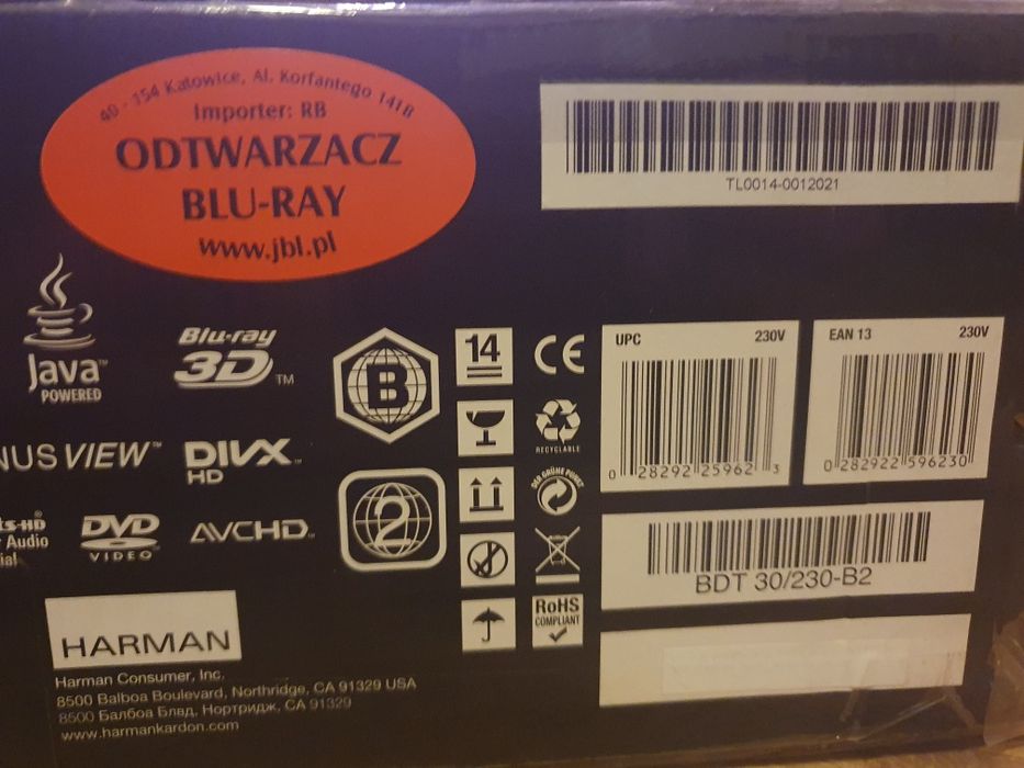 Harman Kardon Bluray BDT30
