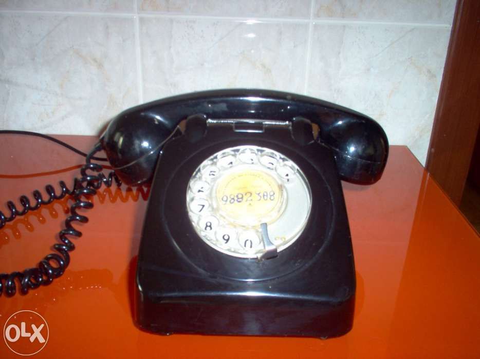 telefone preto vintage - melhor oferta