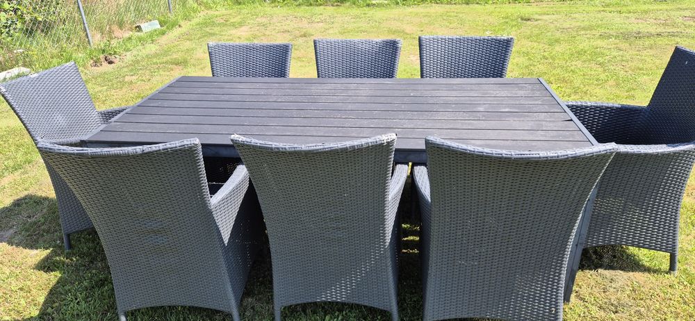 Zestaw ogrodowy tarasowy stół I fotele