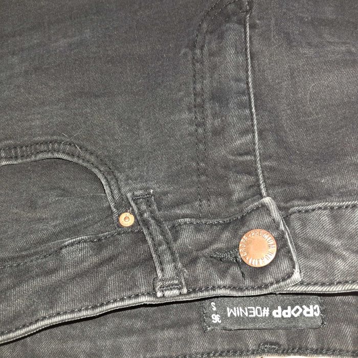 Cropp jeansy 36 S czarne