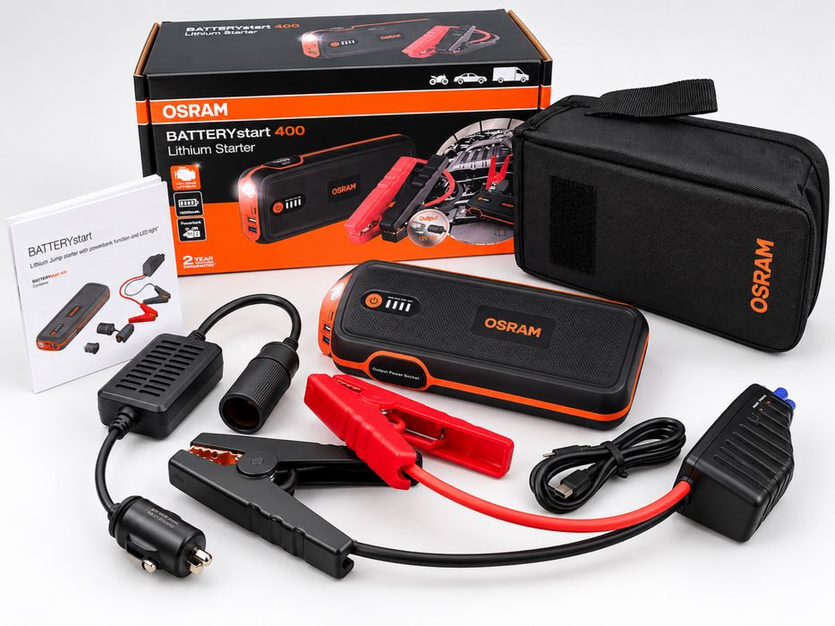 OSRAM BATTERYstart 400 – urządzenie rozruchowe / booster 16000 mAh – NOWE