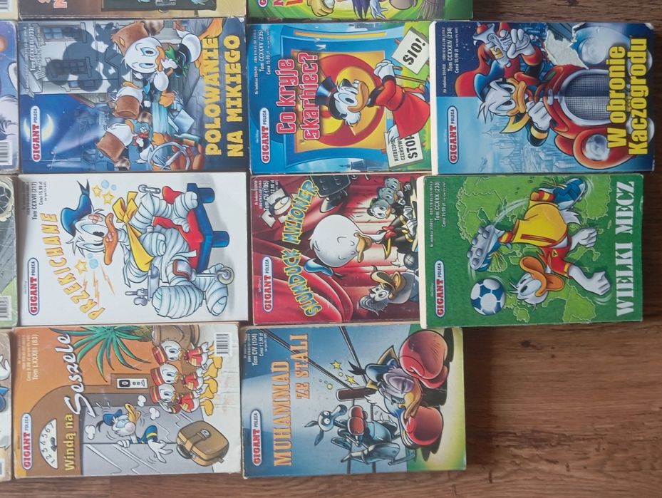Komiksy Gigant 18 sztuk