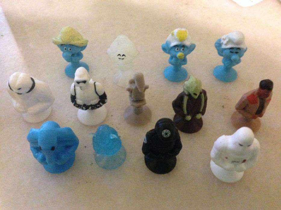 Stikeez Star Wars i smerfy z Lidla