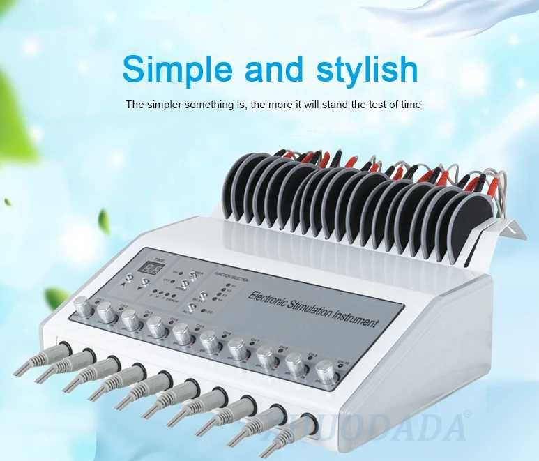 Eletroestimulador muscular com 10 fios