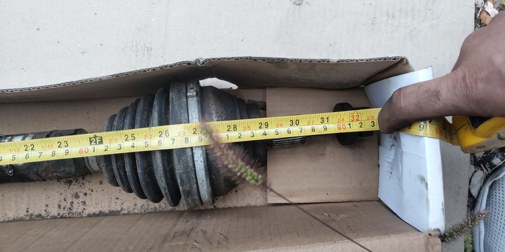 Полуось vw фольцваген golf 7 (дизель) зубов 36