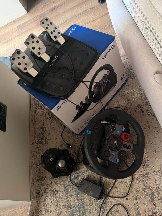 Кермо Loqitech G29 Driving Force для PlayStation + педалі та КПГ