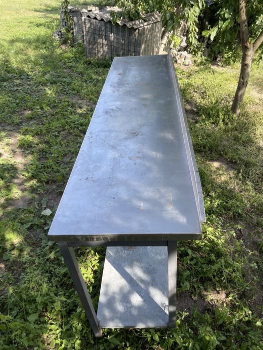 Стіл виробничий із нержавіючої сталі