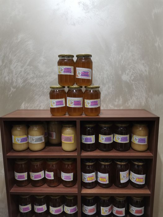 Miody z własnej pasieki zbiory 2025 rok