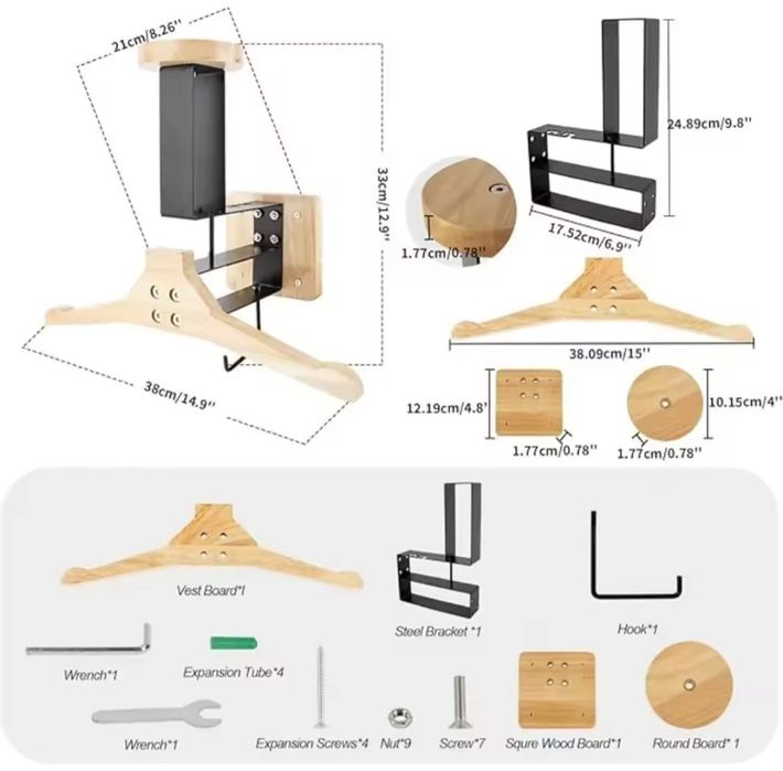 Suporte Capacete e Casaco