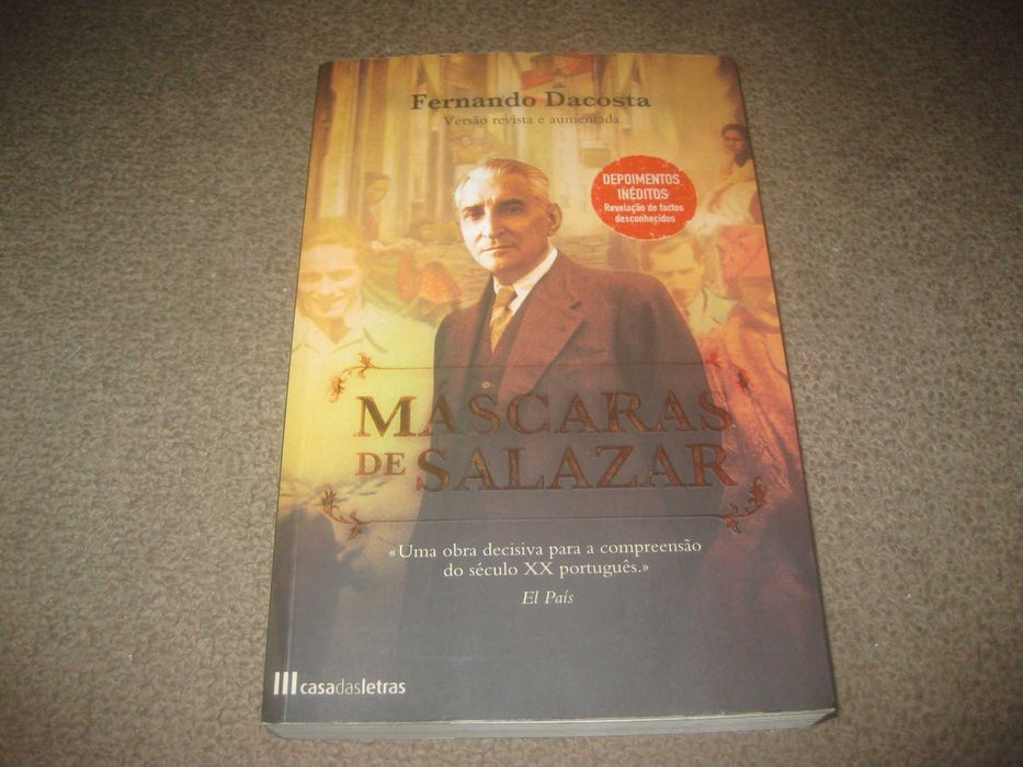Livro "Máscaras de Salazar" de Fernando Dacosta