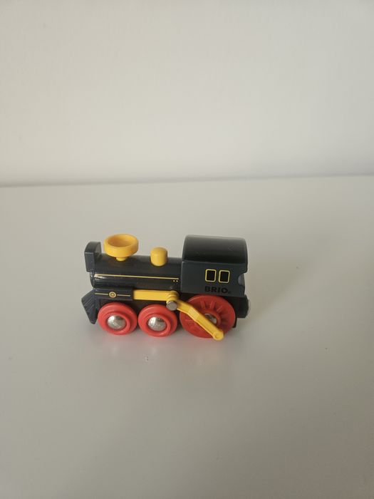 Drewniana lokomotywa BRIO 33617 Zabytkowy Parowóz do kolejki