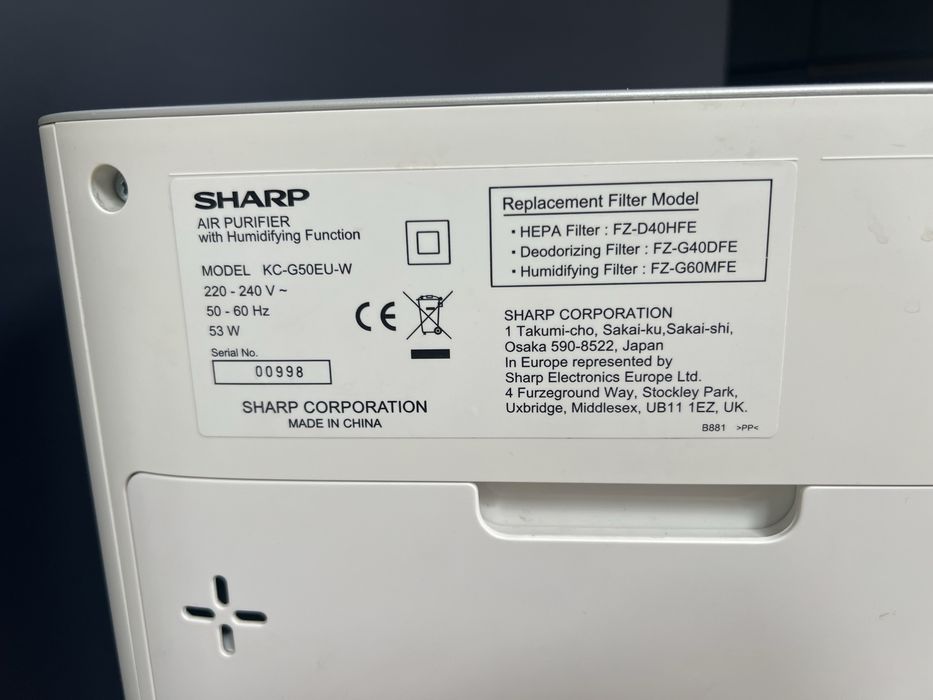 Oczyszczacz Sharp KC-G50EUW