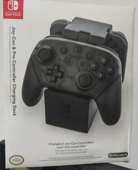 |NOVOS| Nintendo Switch Joy-Con Pro Controller Charging Dock64584468404610120
