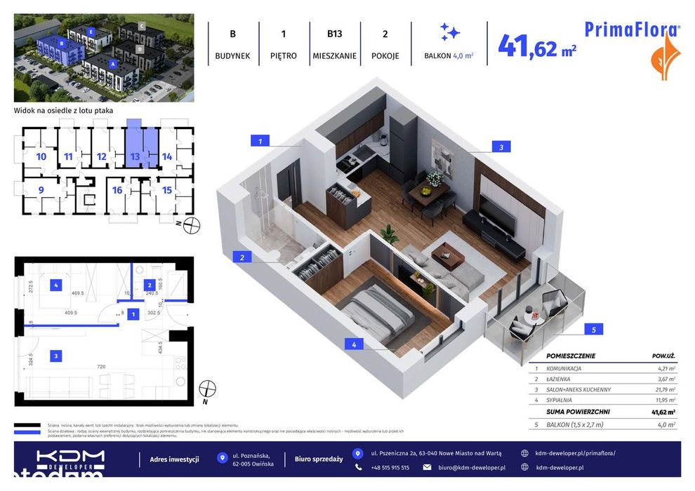 1. Owińska etap I - bud. A,B,E - B13
