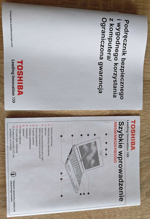 Netbook Toshiba NB520-10M Windows 7 starter