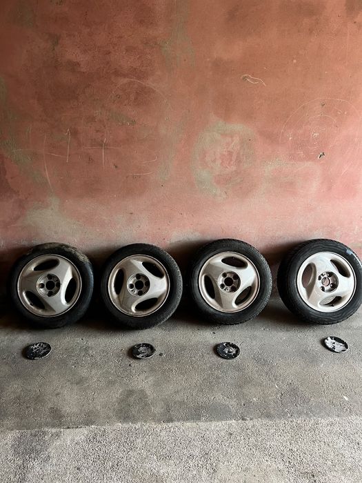 Jantes especiais opel  4x100 pneus NOVOS