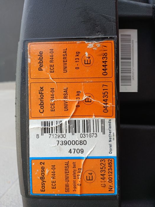 Base de Isofix MaxoCosi para ovinho