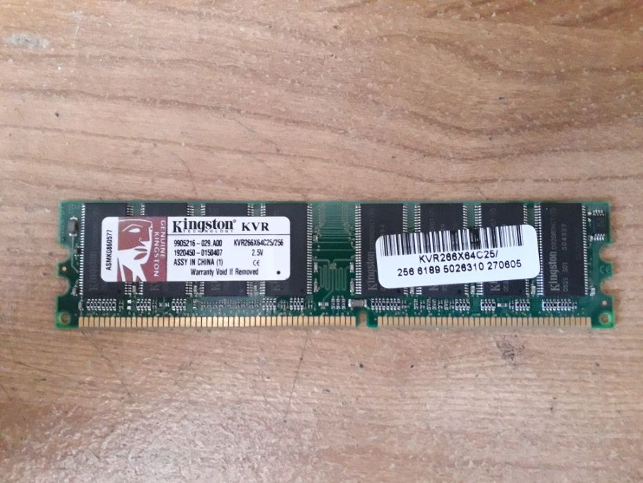Placa RAM 256 mb KINGSTON para computador fixo