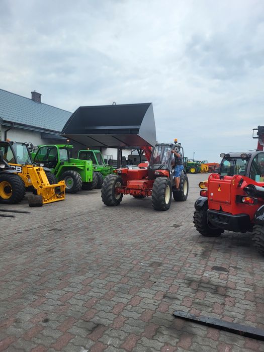 usługi ładowarką teleskopową zasypanie fundamentów zebraanie humusu