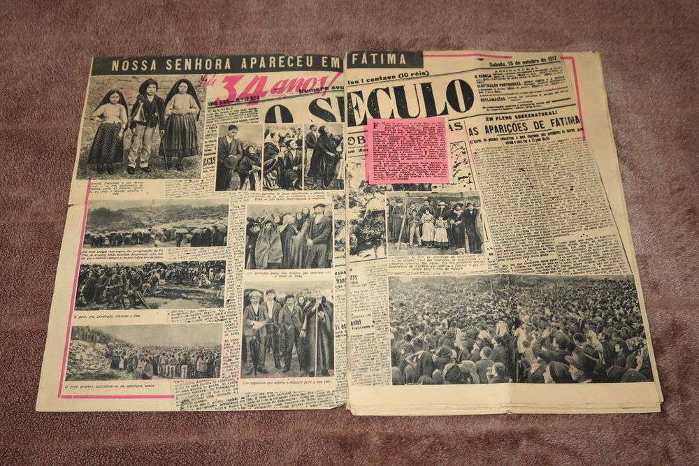 Aparições Fátima - imprensa 1951