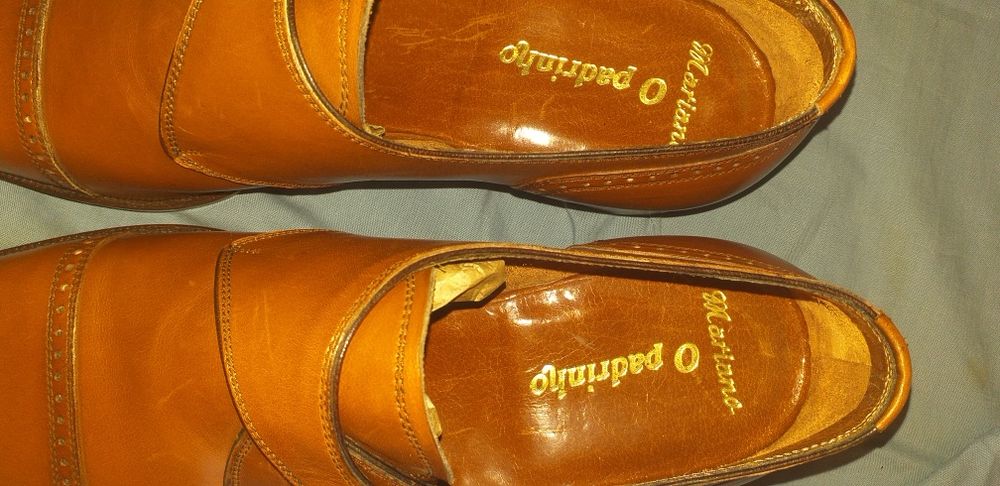 Sapatos fivela homem novos