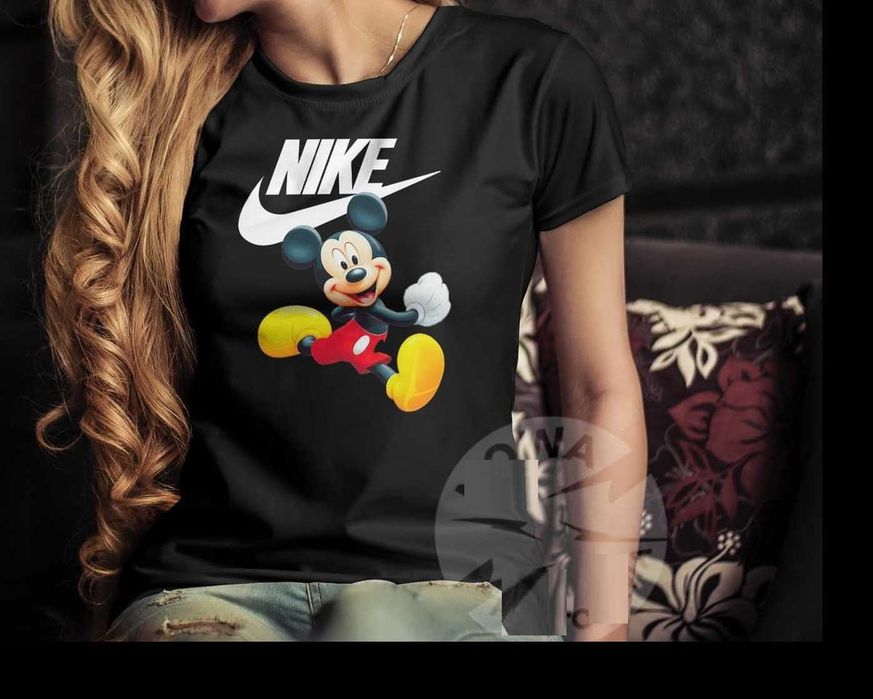 M,L,XL: Czarna Damska bluzka,  miki. Wyprzedaż!