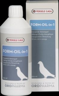 Form Oil 500ml - wysokoenergetyczny zestaw olejków dla gołębi versele