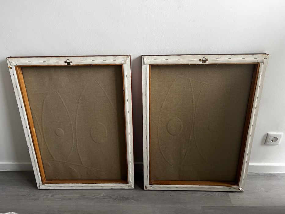 Quadros em tela (conjunto)